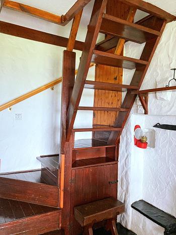 Stairs to upper bedrooms
